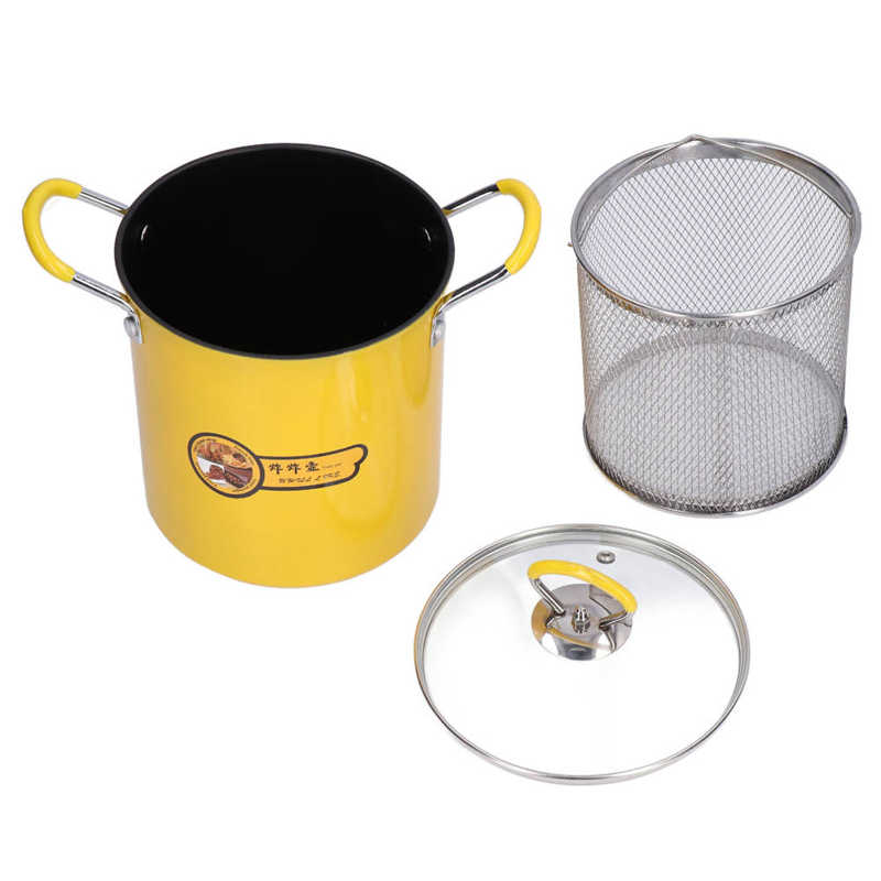 Kitchen Appliances In Japanese - 3L Panci Penggorengan Mini Baja Tahan