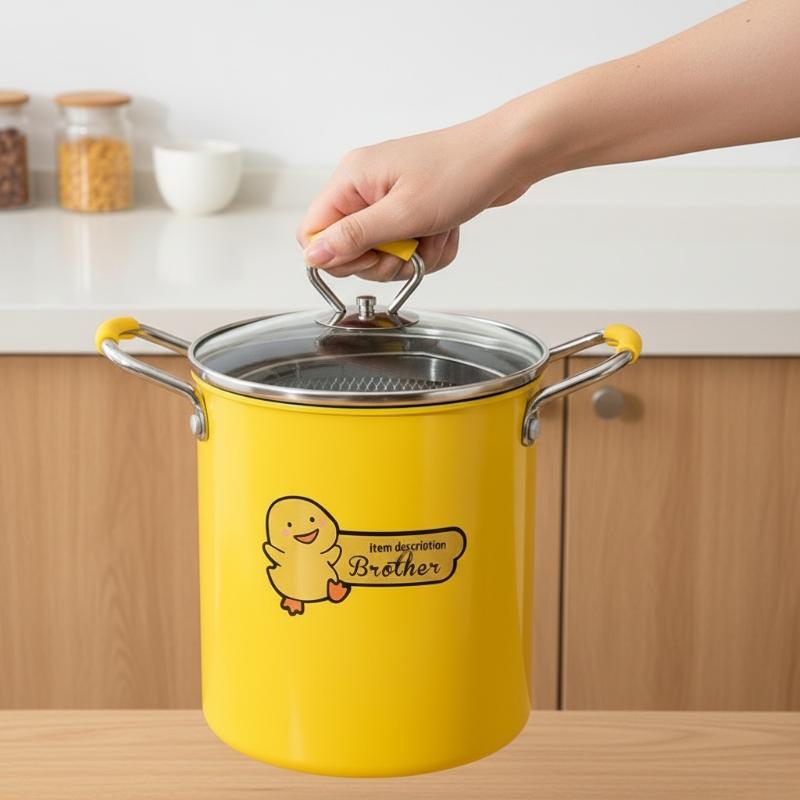 Kitchen Appliances In Japanese - Panci Penggorengan 2/3L Stainless Steel, Panci