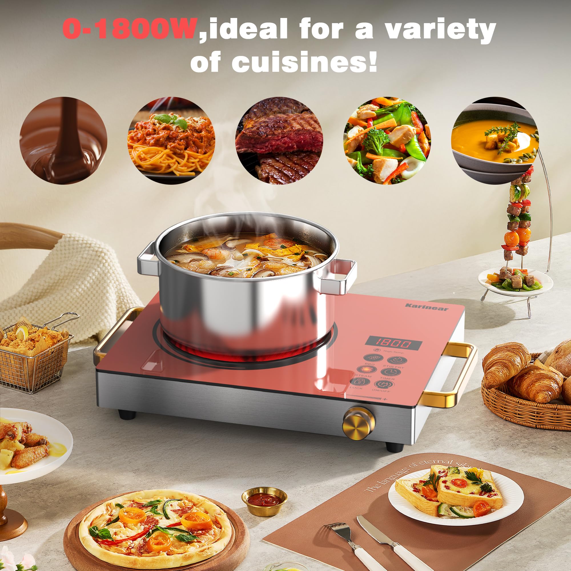 Kompor Listrik Portabel Karine - Kitchen Appliances Electric Stove ulasan dan harga