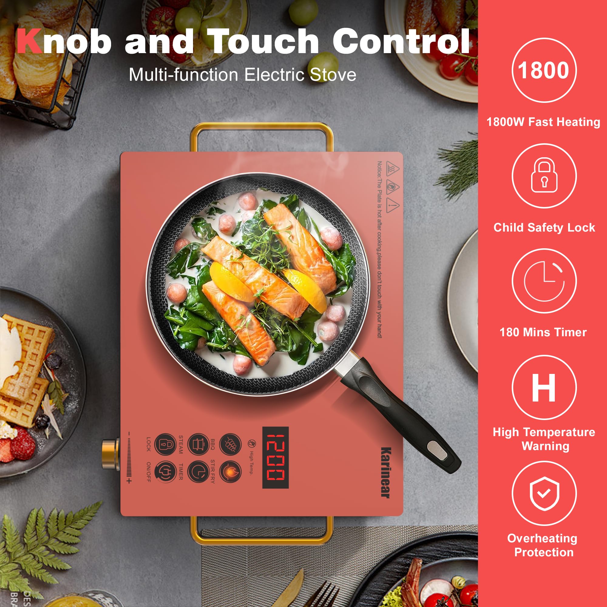 Kompor Listrik Portabel Karine - Kitchen Appliances Electric Stove ulasan dan harga