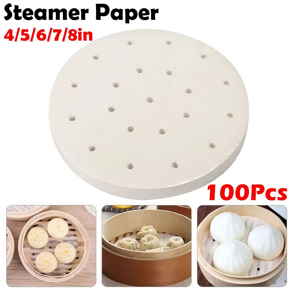 100 Buah Kertas Kukus Roti Kuk - Kitchen Appliances For Restaurant ulasan dan harga